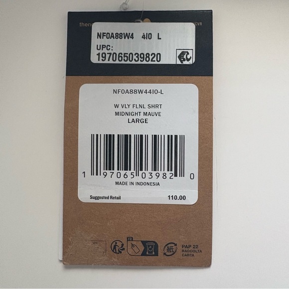 Women’s The North Face Valley Flannel Shirt Large MSRP $110 - Picture 7 of 7